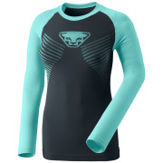 Camiseta funcional de mujer Dynafit Speed Dryarn W L/S Tee negro/azul marine blue/3010