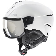 Casco de esquí Uvex Instinct Visor blanco white-black mat