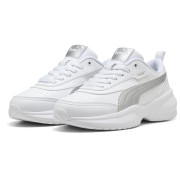 Calzado de mujer Puma Cilia 2 Mode Metallic Glam blanco/plata PUMA White-PUMA Silver-Feather Gray