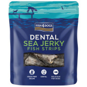 Golosinas para perros Fish4Dogs Dental Sea Jerky Fish Strips 100g