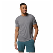 Camiseta de hombre Columbia Zero Rules™ Light SS Crew gris City Grey