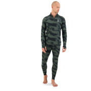 Camiseta funcional de hombre Mons Royale Cascade Merino Flex 200 1/4 Zip Rosin Motion