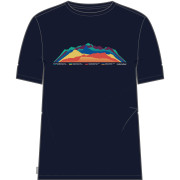 Camiseta funcional de hombre Icebreaker Tech Lite II SS Tee TBC azul oscuro Midnight Navy