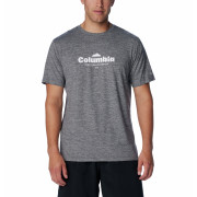 Camiseta de hombre Columbia Kwick Hike™ Graphic SS Tee gris/negro Black Heather, Elevated High