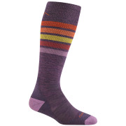 Medias de mujer Darn Tough Snowburst Otc Midweight With Cushion violeta plum