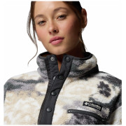 Sudadera de mujer Columbia Helvetia™ II Printed Cropped Half Snap