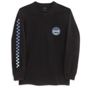 Camiseta de hombre Vans Original Checkerboard C LS negro Black