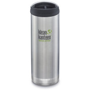 Botella térmica Klean Kanteen TK Wide 16 oz plata BrushedStainless