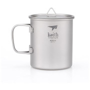 Taza Keith Titanium Single-Wall Tit. Mug 450 ml gris