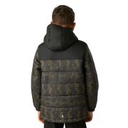 Chaqueta de invierno para niños Regatta Lofthouse Black/Distress Camo
