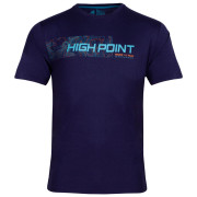 Camiseta funcional de hombre High Point Atlas T-shirt azul oscuro Dark Blue