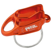 Asegurador-descensor multiuso Petzl Reverso naranja red