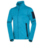 Sudadera funcional de hombre Northfinder Nick azul claro 285bluemelange