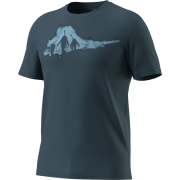 Camiseta de hombre Dynafit Graphic Co T-Shirt M azul oscuro 0721 - cinder/ASCENT