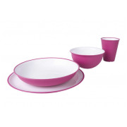 Vajilla Omada Sanaliving Set 4 pcs rosa