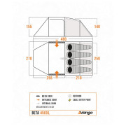 Tienda de campaña Vango Beta 450XL