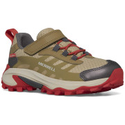 Calzado para niños Merrell Moab Speed 2 Low A/C Wtpf marrón coyote