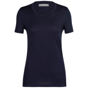 Camiseta de mujer Icebreaker Tech Lite II SS Tee azul oscuro midnight navy