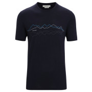Camiseta funcional de hombre Icebreaker Men Tech Lite II SS Tee azul oscuro Midnight Navy