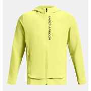 Cortavientos de hombre Under Armour Outrun the Storm Jacket verde claro Lime Yellow / Marine OD Green / Reflective