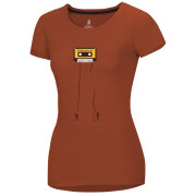 Camiseta de mujer Ocún Classic T Women marrón RetroTapeRooibosTea