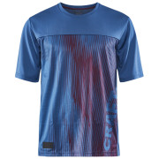 Maillot de ciclismo de hombre Craft Core Offroad Xt (2023) azul/rojo Zils-Burgundy