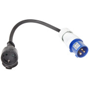 Adaptador para enchufe de coche Brunner Adaptor CEE/Schuko 30 cm negro