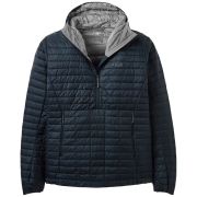 Chaqueta de hombre Rab Microlighter Pullover Down Hoody azul