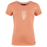 Camiseta funcional de mujer Chillaz Gandia Pine Cone naranja Apricot
