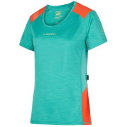 Camiseta de mujer La Sportiva Compass T-Shirt W azul/rojo Lagoon/Cherry Tomato