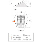 Tienda ultraligera Vango Heddon 200