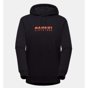 Sudadera de hombre Mammut Mammut ML Hoody Men Logo negro/naranja black-arumita 00520