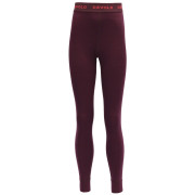 Calzoncillos funcionales para niños Devold Duo Active Junior Long Johns ruby Port