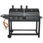 Barbacoa Cattara Duet 2 in1 plyn/dřevěné uhlí