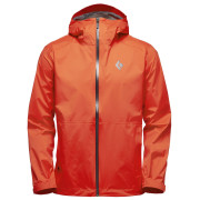 Chaqueta de hombre Black Diamond Stormline Stretch Rain Shell naranja octane