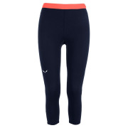 Calzoncillos de tres cuartos para mujer Salewa Cristallo Warm Amr W 3/4Tight. azul oscuro NavyBlazer