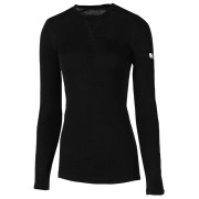 Camiseta de mujer Zulu Merino 160 Long negro Black