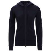 Sudadera de mujer Icebreaker W Quantum III LS Zip Hood negro Black