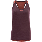 Camiseta sin mangas para mujer Devold Running Merino 130 Tank Wmn violeta PORT