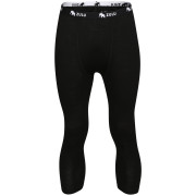 Calzoncillos de tres cuartos para hombre Zulu Merino 160 negro Black