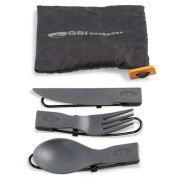Juego de cubiertos GSI Outdoors Tekk Trio Folding Cutlery Set