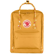 Mochila Fjällräven Kånken 16 marrón claro Ochre-Confetti Pattern