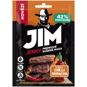 Carne seca Jim Jerky Jerky de vaca chile Sriracha 23 g