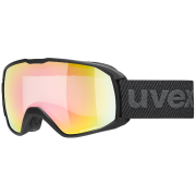 Gafas de esquí Uvex Xcitd V negro mate black matt dl/rainbow-clear