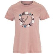 Camiseta de mujer Fjällräven Fjällblomster Fox T-shirt W rosa Chalk Rose