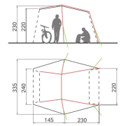 Carpa de autocaravana/furgoneta Vaude Drive Van