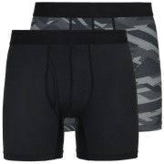 Calzoncillos bóxer para hombre Kilpi 2P Nett-M negro/gris black/grey