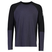 Camiseta funcional de hombre Mons Royale Olympus Ls negro/azul Black / 9 Iron