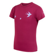 Camiseta funcional para niños Sensor PT Coolmax Fresh Swallow kr.r. violeta Lilla