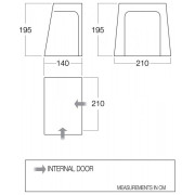 Dormitorio Vango BR001 - Drive Away Awning Bedroom